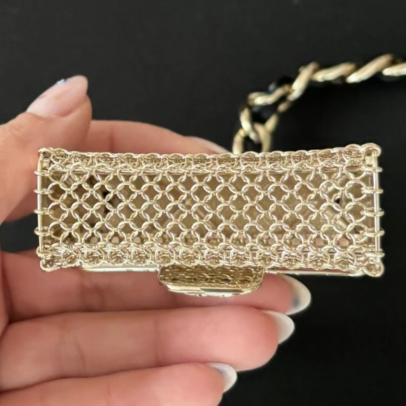 Authentic Chanel 22C Mini Mesh Bag Runway Chain Belt Bag - Picture 3 of 7